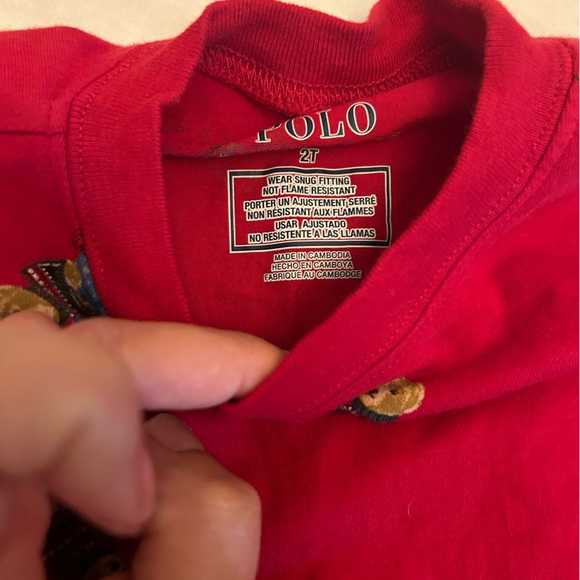 2T Polo Christmas PJs - Picture 2 of 2